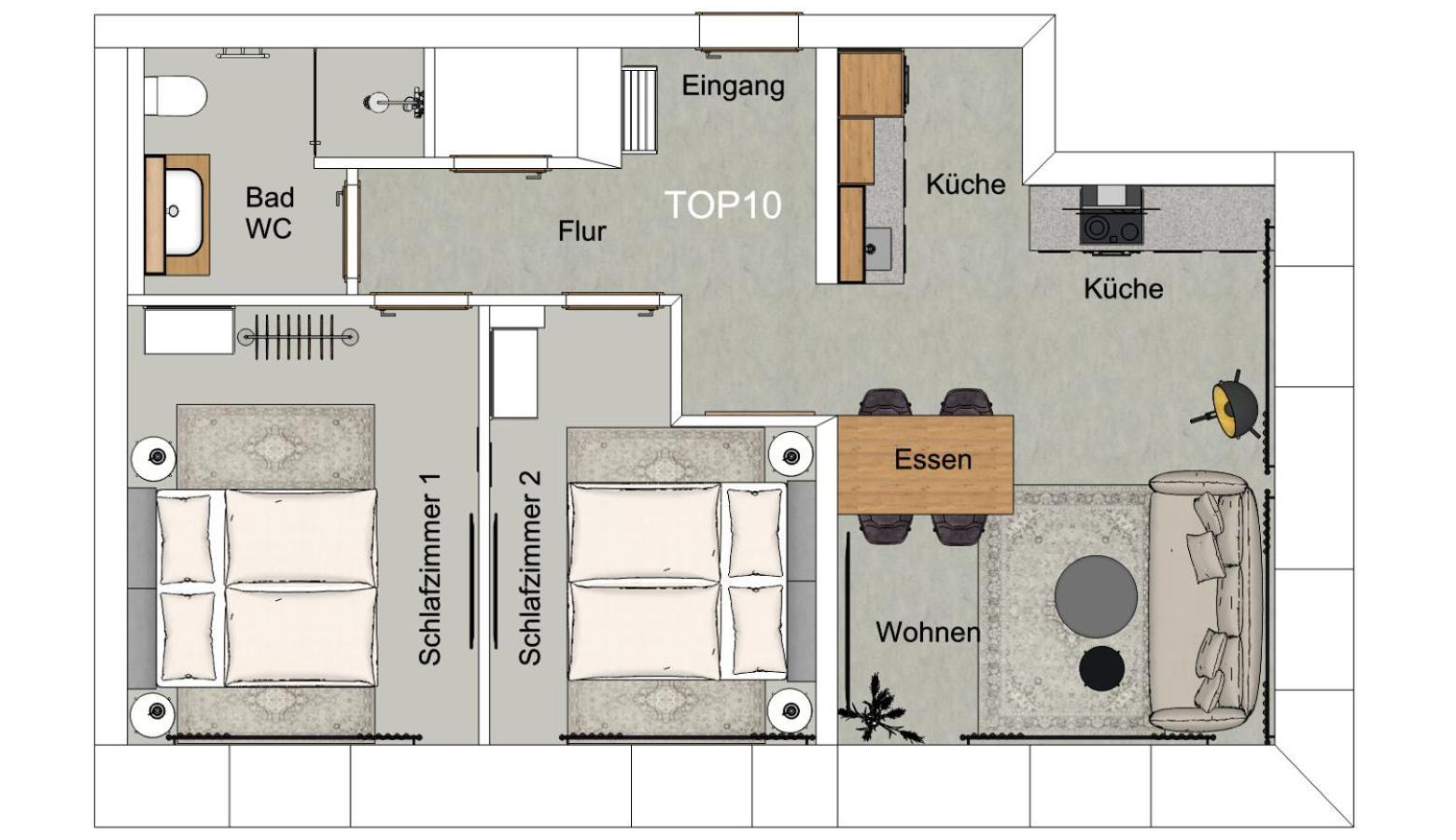 Waterfront - Urbane Eleganz Am Bachufer Apartment Villach